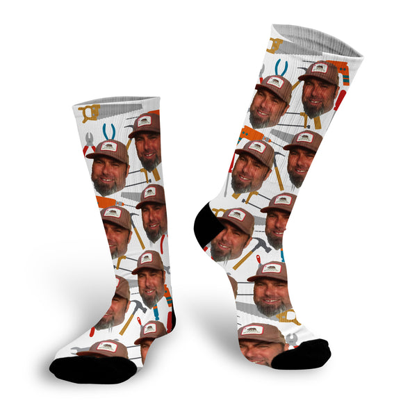 Father's Day Face Socks