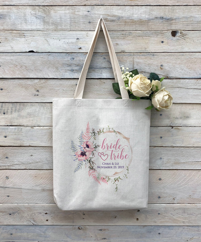 Bride tribe tote discount bags