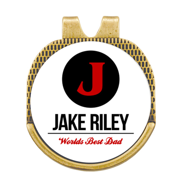 Custom Name With Initial Hat Ball Marker