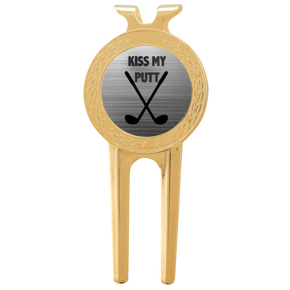 Kiss My Putt Golf Divot/Marker Tool