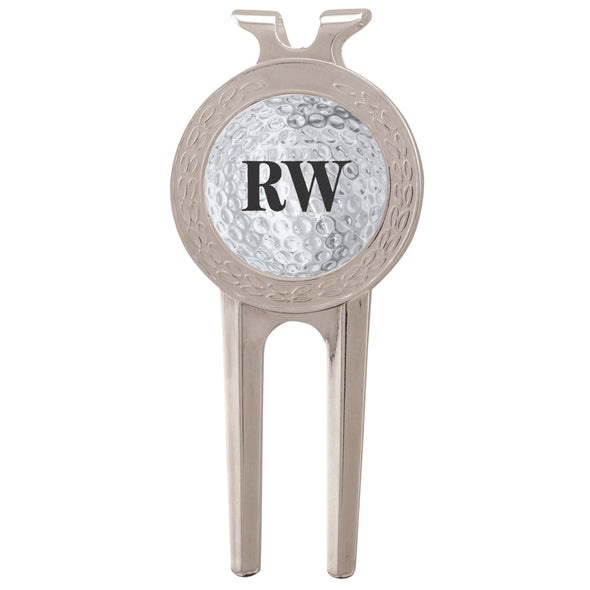 Ball Marker Divot Tool With Initials