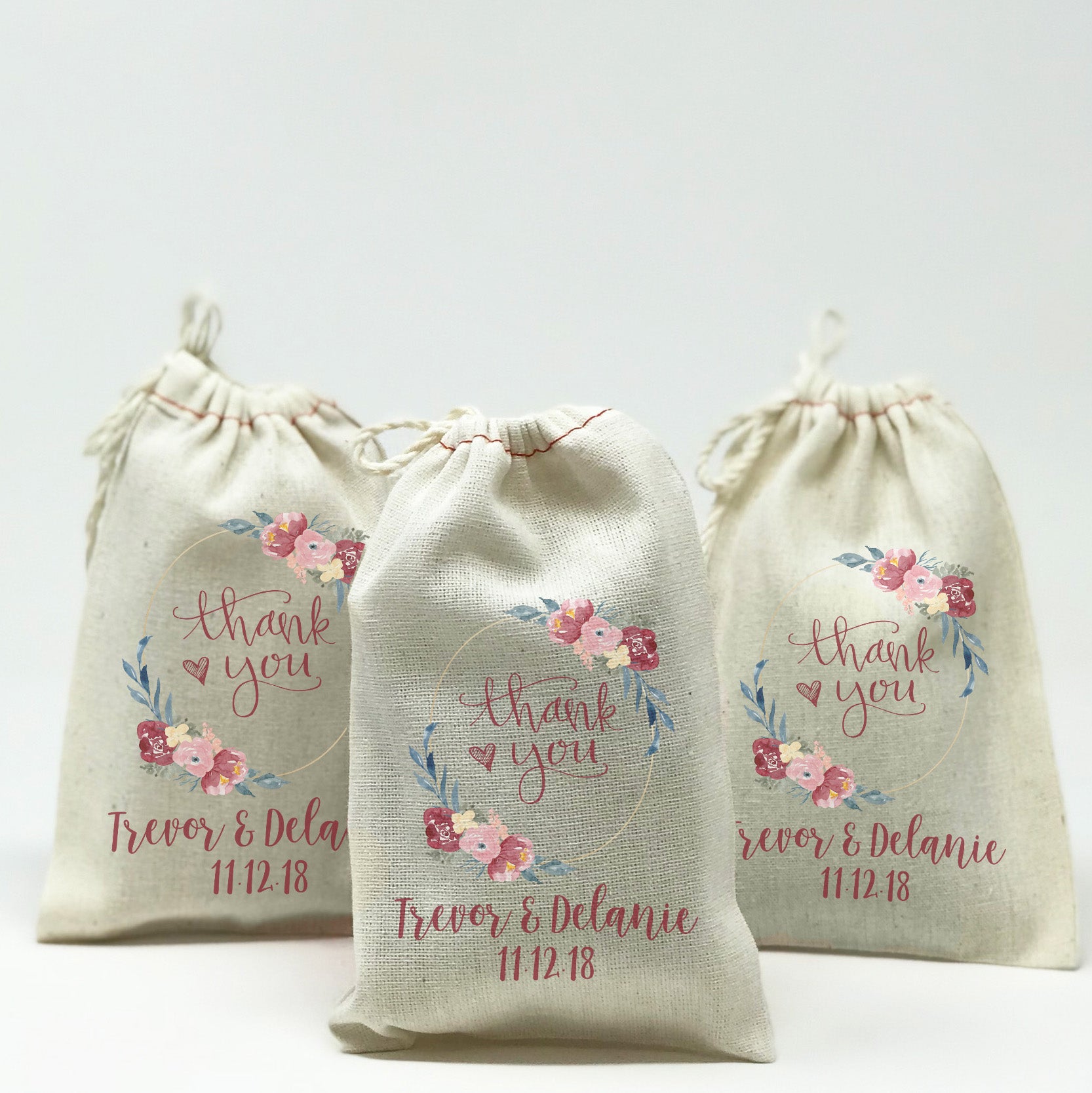 Personalized Wedding Favor Bags