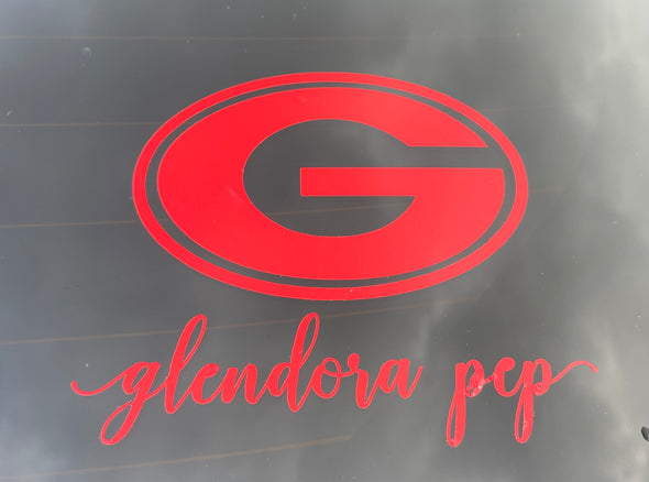 Car Decal Glendora Pep