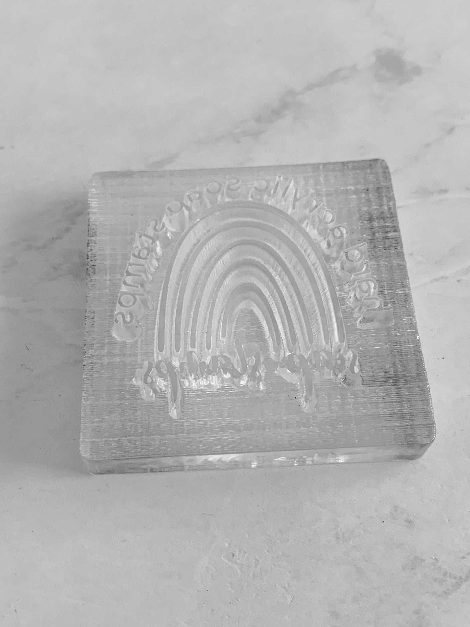 Acrylic Block Soap Dish