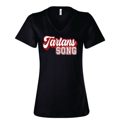 Tartans Song V-neck Shirt Black, Red or White