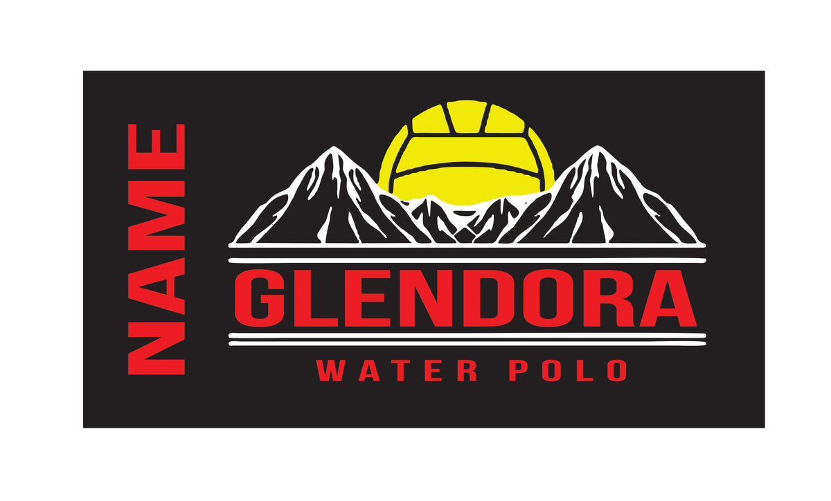 Water Polo Towel Personalized Stamp Out