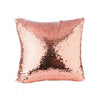 Reversible Sequin Photo Pillowcase, Rose Gold Sequin Pillowcase, Reversible Pillowcase with Family Photo